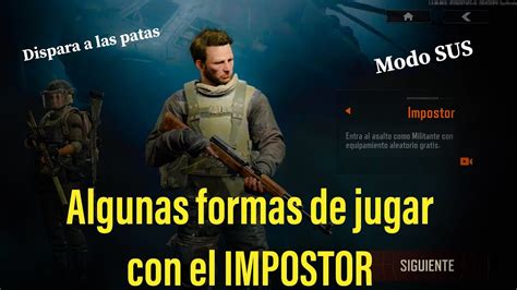 EL IMPOSTOR algunas recomendaciones para que lo aproveches al MÁXIMO