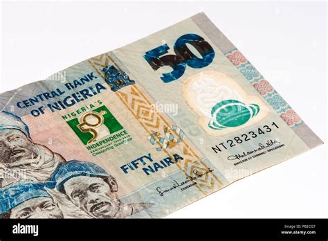 50 Nigerian Naira Bank Note Nigerian Naira Is The Main Currency Of