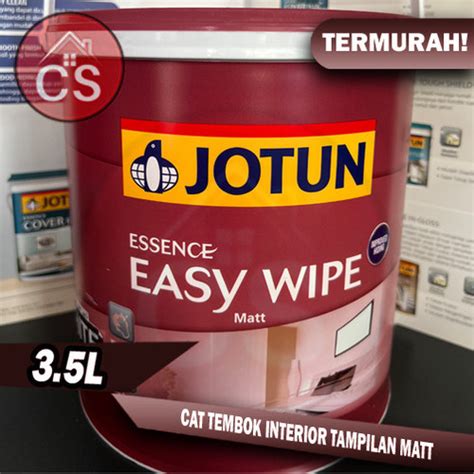 Jual CAT TEMBOK INTERIOR JOTUN EASY WIPE GALON 3 5L BISA CUSTOM