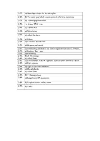 Recent Trends In Virology For B Sc And M Sc Students PDF