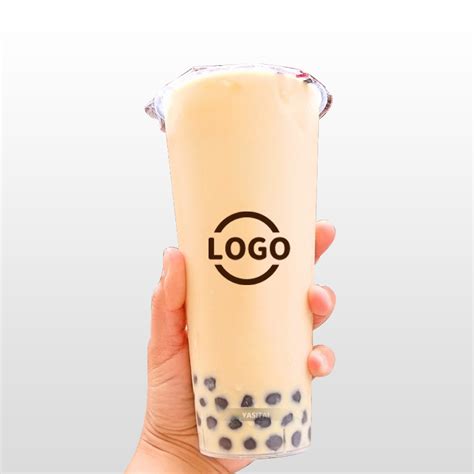 Wholesale Custom Printed Logo Plastic PP Cup Injection Bubble Tea Cup