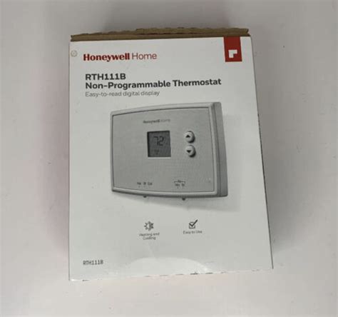 Honeywell Rth111b Non Programmable Heating Cooling Low Voltage Thermostat New 85267725477 Ebay