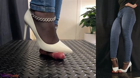 White Heels Crush And Stomp Bootjob Shoejob Ballbusting 14 Nude Pics XHamster