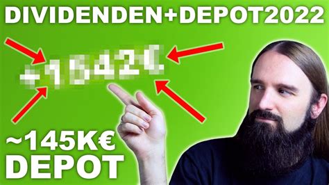 So Viel DIVIDENDEN Mit 145 000 AKTIEN ETF DEPOT In 2022 DEPOT Update