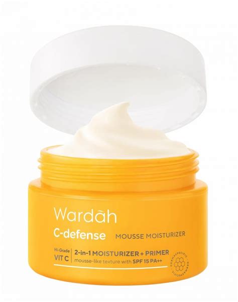 Wardah C Defense Mousse Moisturizer Review Female Daily