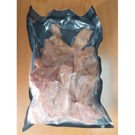 Мясные чипсы курица сушеная с перцем чили джерки 500г купить в Днепре ...