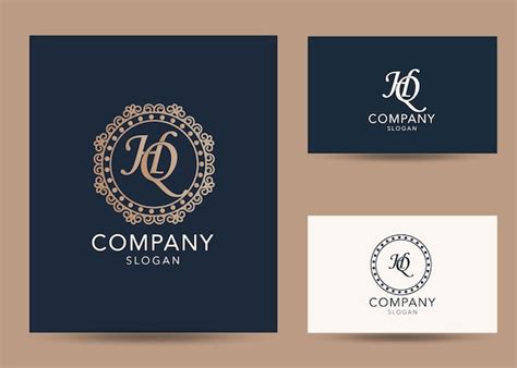 Premium Vector Modern Monogram Initial Letter Hq Logo Design Template