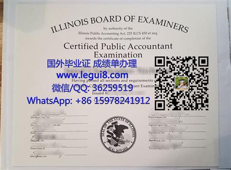 How Do I Get A Fake Illinois Cpa Certificate In America