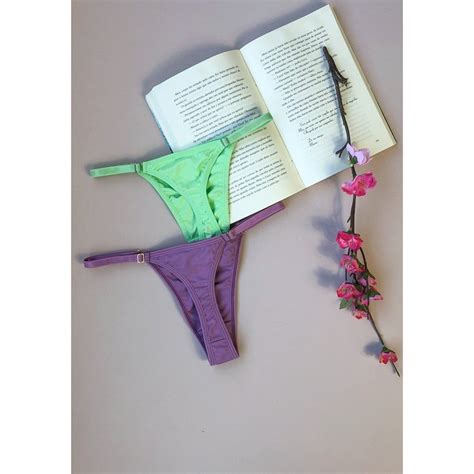 Kit C 3 Calcinha Microfibra Fio Dental Regulagem Lingerie Sexy Shopee Brasil
