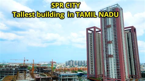 Chennai Drone View K Spr City Chennai Tallest Building Spr City