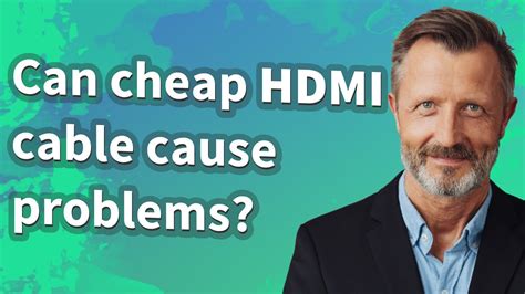 Can Cheap Hdmi Cable Cause Problems Youtube