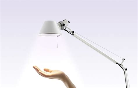 Tolomeo Lamp by Artemide Emits Light to Kill Bacteria & Sanitize Surfaces