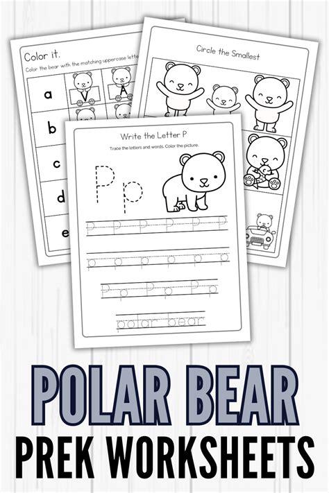 Free Printable Polar Bear Worksheets