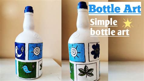 Bottle Art At Homeആര്‍ക്കും ചെയ്യാവുന്ന സിംമ്പിള്‍ ബോട്ടില്‍ ആര്‍ട്ട്