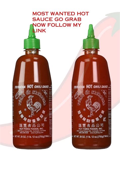 Huy Fong Sriracha Hot Sauce 28 Oz Pack Of 2