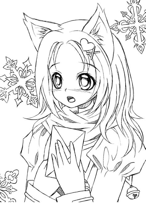 Gacha Life Coloring Pages Anime Black And White Free Printable