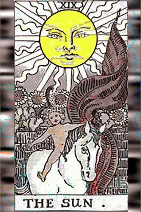 The Sun Tarot Card Art Digital Art by David Miller - Fine Art America