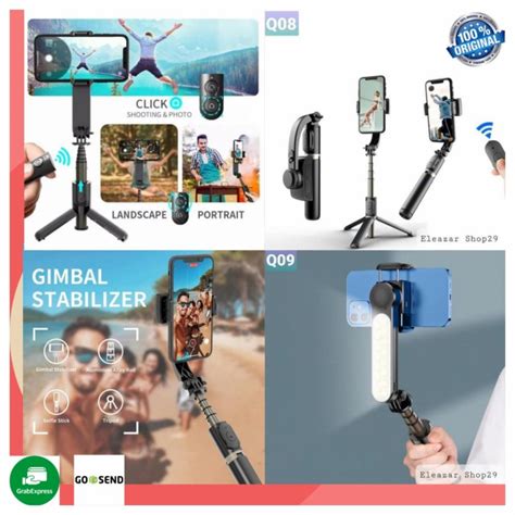 Jual Sta Gimbal Stabilizer Smartphone Q09 Q08 Shopee Indonesia