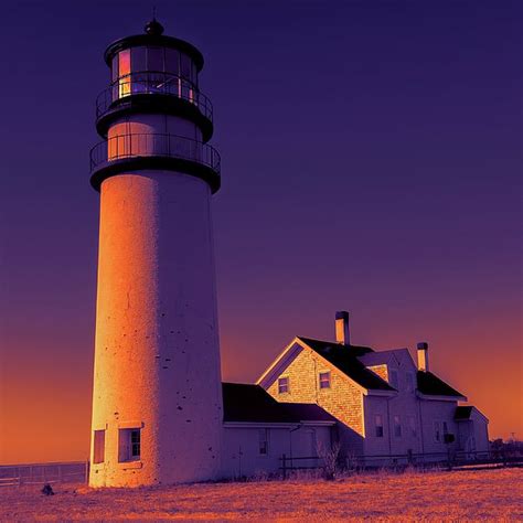 Highland Light Truro Lighthouse Cape Cod By Dapixara Art Cape Cod