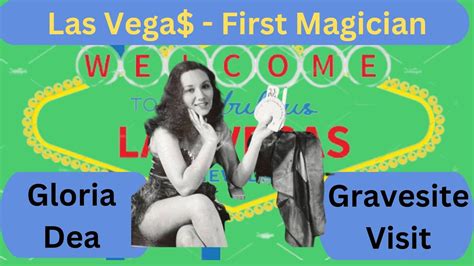 First Magician Of Las Vegas Paying Respect To Vegas Magician Gloria