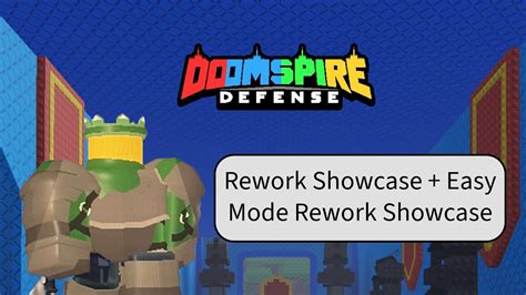 Reworked Doomspire Defense Showcase Roblox Youtube