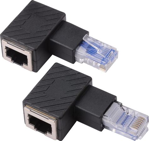 Euroharry St Ck Grad Ethernet Adapter Rechts Links Gewinkelt