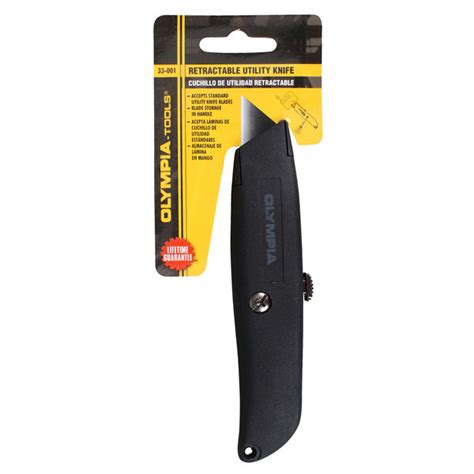 Olympia Tools 33 001 Retractable Utility Knife