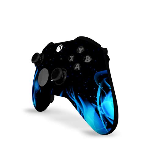 Manette Xbox One Elite série 2 custom Blue Fire Draw my Pad