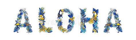 Aloha Ilustraciones Stock, Vectores, Y Clipart – (79,109 Ilustraciones ...