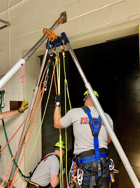 Blind Elevator Shaft Rope System Rescue Tech Rescue Training