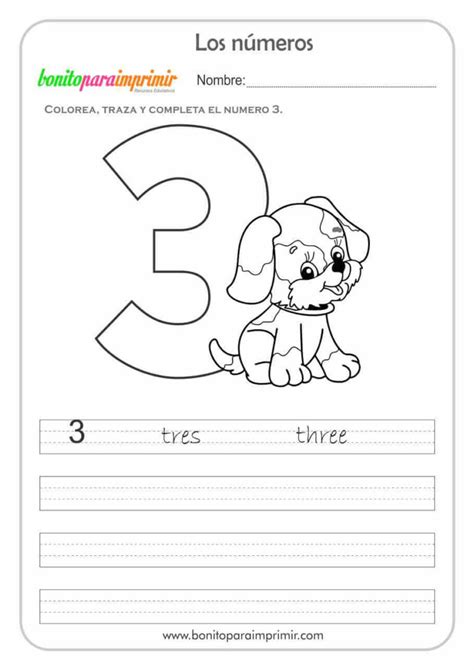 Aprender El Numero Bonito Para Imprimir Images