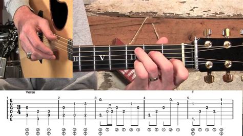 Gospel Guitar In The Garden Finger Style Lesson Youtube