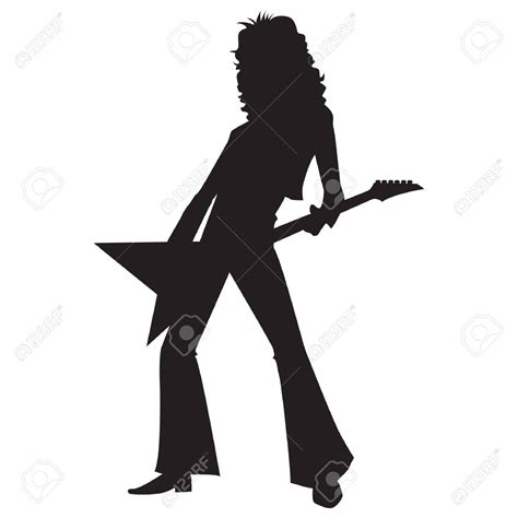 Rock Star Silhouette Free Download On Clipartmag