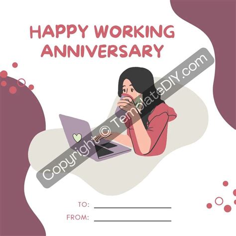 A Woman Is Working On Her Laptop While Holding The Words Happy Working