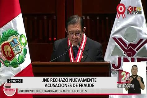 Pedro Castillo Jne Entreg Credencial Al Presidente Electo Para El