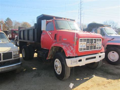 1978 Gmc 9500 S A Dump Truck J M Wood Auction Company Inc