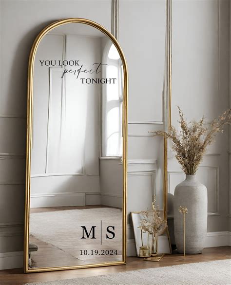 You Look Perfect Tonight Selfie Wedding Mirror Decal Etsy