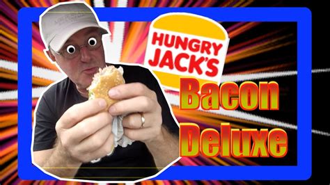 Hungry Jacks Burger King BACON Deluxe Taste Test YouTube