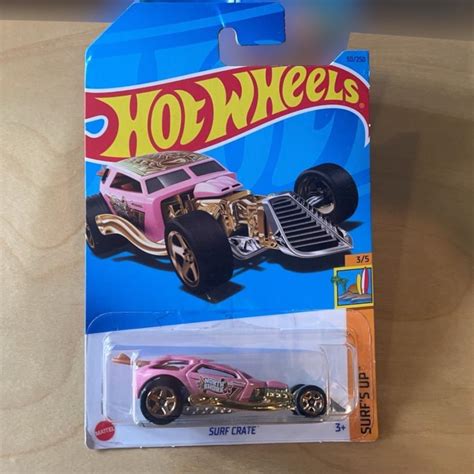 Hot Wheels ホットウィール SURF CRATE ミニカー ピンク ゴールド monkeys タイヤメンズファッション 通販 Yahoo ショッピング