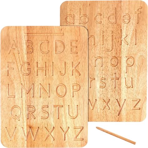 Buy Montessori Me Wood Alphabet Tracing Board Montessori Letters