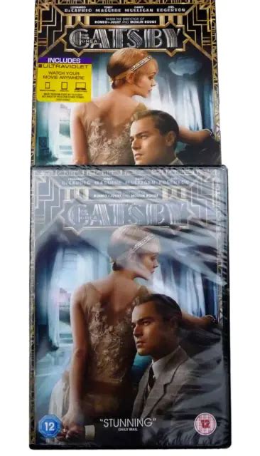 WARNER BROS DVD The Great Gatsby 2013 Region 2 DiCaprio 1920s Film Jazz