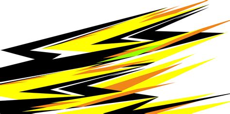 racing stripes yellow abstract decals background 20273254 Vector Art at ...