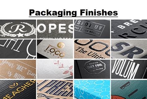 Packaging Finishes Laminations Coatings Embellishments Add Ons