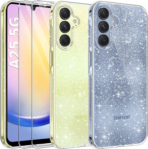 ivencase Glitzer Handyhülle Kompatibel mit Samsung Galaxy A25 5G Hülle