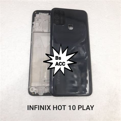 Original Full Set Infinix Hot Play Frame Backdoor Housing Casing Shopee Malaysia
