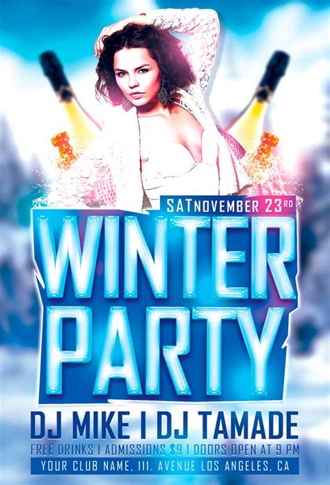 Download Winter Party Flyer Template Vol. 1 | Awesomeflyer.com