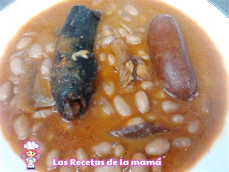 Las Recetas De La Mam Receta De Alubias Pintas Con Chorizo Y Morcilla