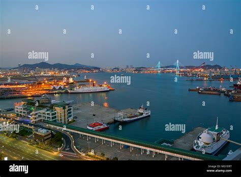 Busan Corea Del Sur Circa Mayo Vista De Busan De Lotte