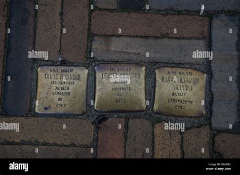 Stolpersteine In Flensburg Hi Res Stock Photography And Images Alamy