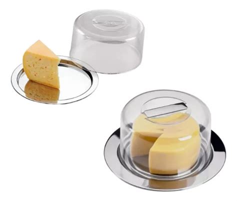 Queijeira A O Inox Acr Lico Conjunto Para Queijo Luxo Mercadolivre